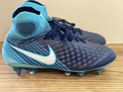 Nike Magista Obra II SG Pro Mens 6.5 Soccer Cleats ACC FLYKNIT BLUE  844596-415 884498853894 | eBay