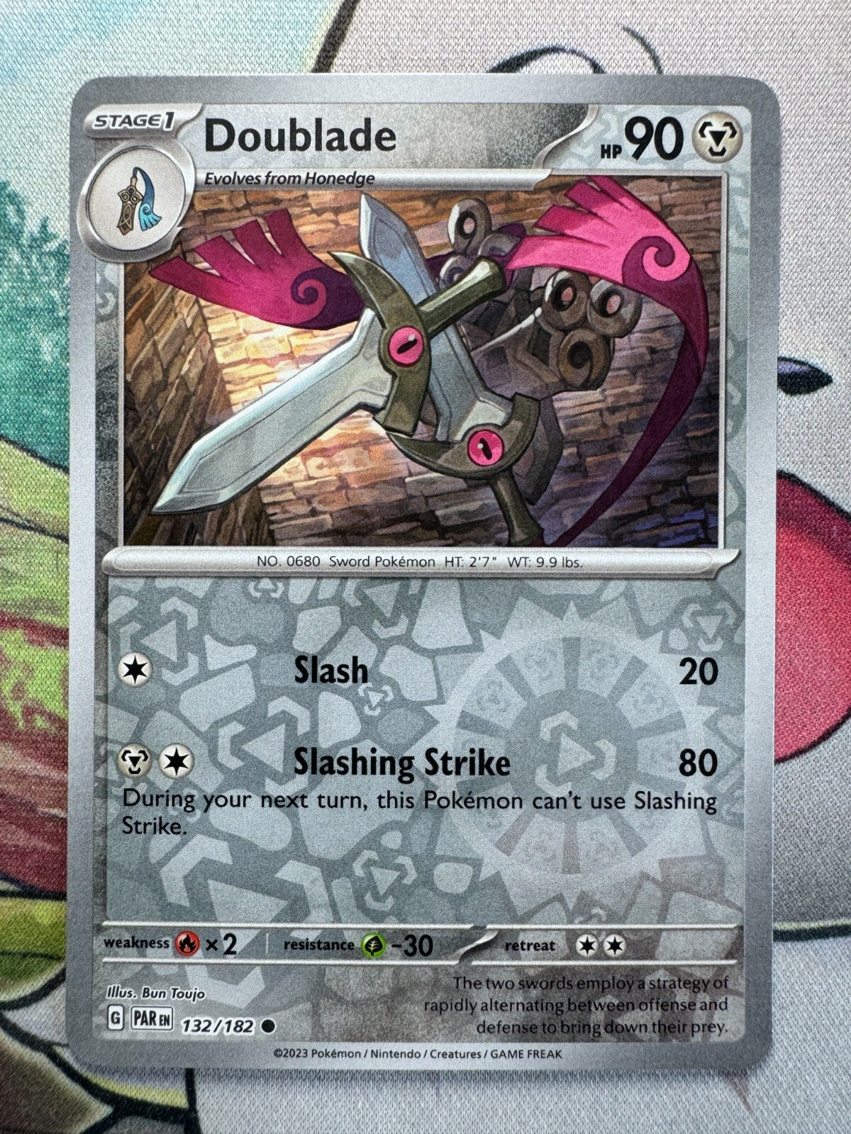 Doublade Reverse Holo English Pokemon TCG BKCF79
