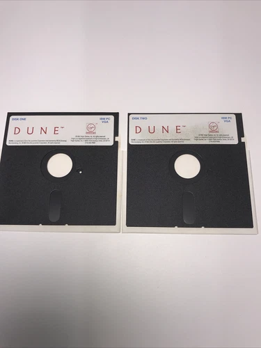 The Original DUNE 1 Virgin Games PC Game on 5.25" Floppys Only