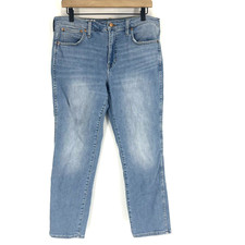 J Crew Jeans Size 30 Womens Blue Vintage Straight Light Wash Denim Stretch High