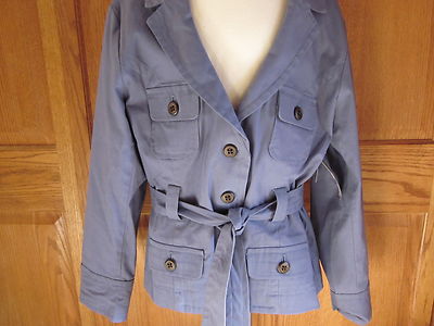Envision Avenue XL Misses Blue Button Up Casual Blazer/Jacket NWT Very NICE !