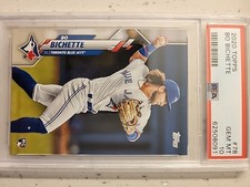 2020 BO BICHETTE  #78 PSA 10 GEM MT TOPPS ROOKIE CARD FORMER BLUEJAY NOW NEW...