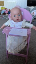 Bibi Doll And High Chair.
