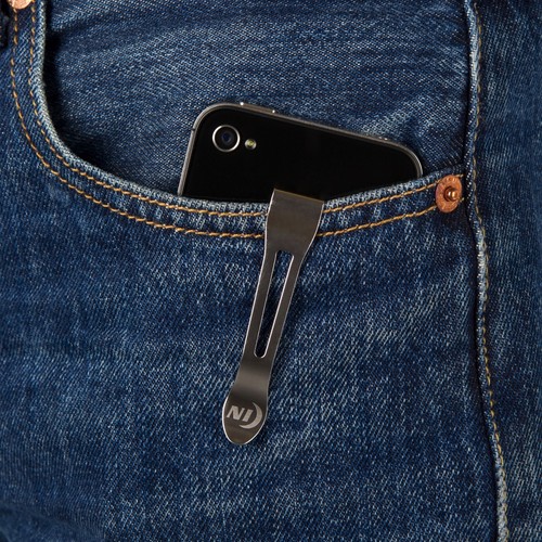 Nite Ize HipClip Universal Pocket Clip, Silver - 第 3/4 張圖片