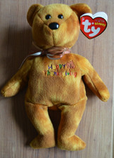 TY Beanie Baby Gratefully The Thanksgiving Bear With Tags