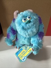 Monsters Inc. Plush Sully 6 2001 Hasbro Disney Pixar Stuffed Animal Toy Vintage