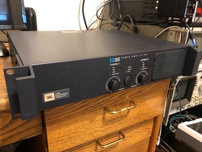 JBL UREI ES300 2-Channel Studio Power Amplifier 300W Bridge 150W/Ch Working