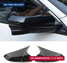 ABS Door Side Mirror Trim Cover Compatible with Honda Civic 2016-2021 10th Gener
