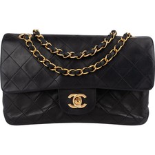 Chanel Quilted Lambskin Small CC Double Flap Crossbody Bag Coco CC Tasche