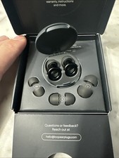 Loop Experience 2 Black Ear Plugs – Stylish Certified Hearing (High-Fidelity)