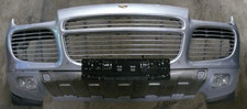 Stoßstange vorn LA7W silber mit Nebler PDC Gitter Porsche Cayenne Turbo 9PA 955