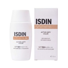 Protector solar facial tintado original ISDIN FotoUltra 100 Active Unify Color SPF50+ 50 ml