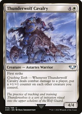 1x Thunderwolf Cavalry - NM - Warhammer 40,000 - mtg - SPARROW MAGIC