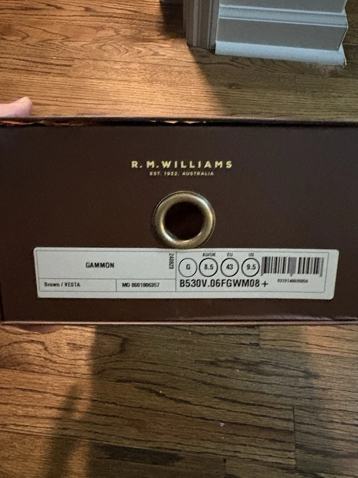 Botas Chelsea RM Williams Gammon 9.5 EE. UU. Nuevas Foto 2 de 4