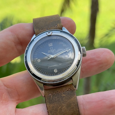 Vintage 1961 Omega SeaMaster 300 Patent Pending 14755-1 Cal 552