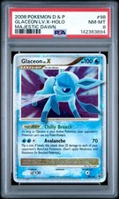 Pokemon Glaceon Lv.X Majestic Dawn Holo Ultra Rare #98 PSA 8 on eBay