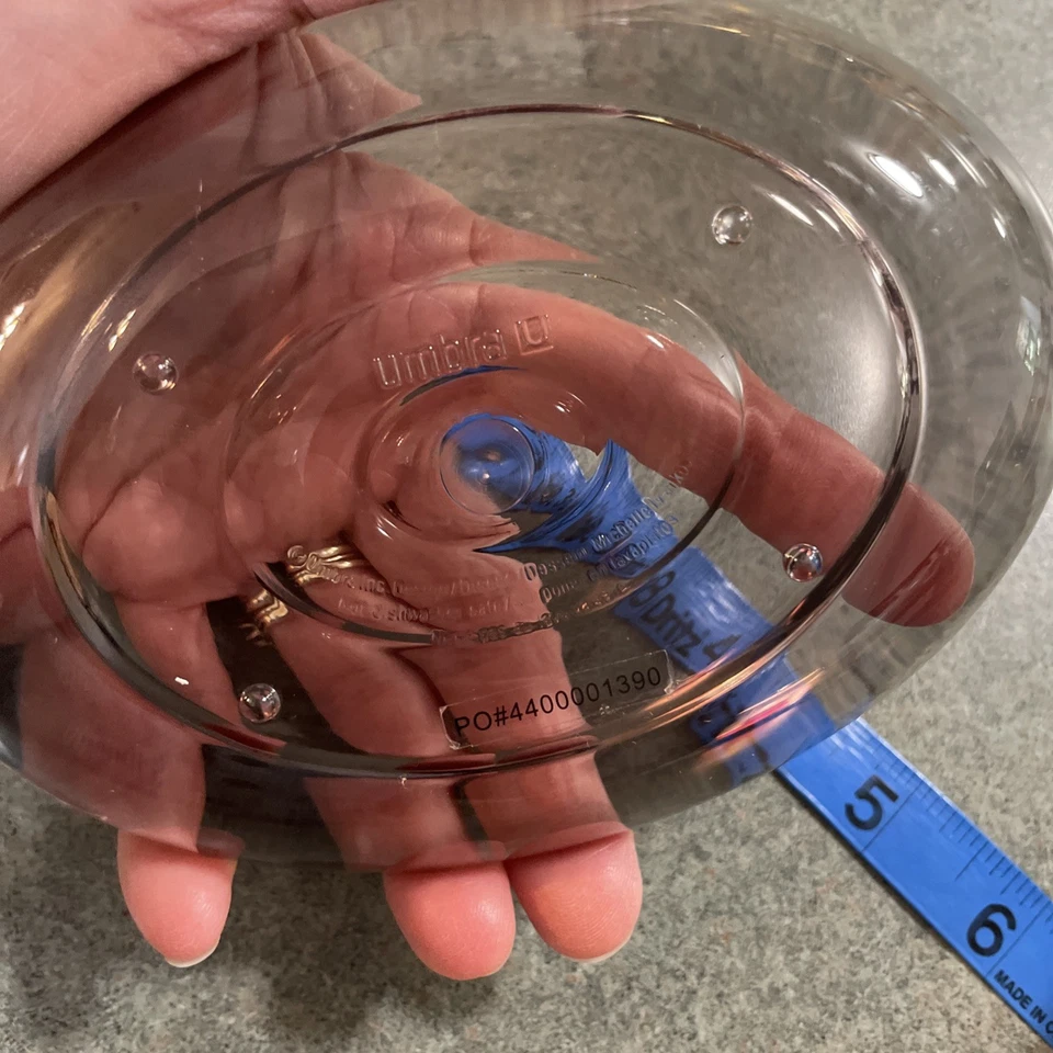 2 肥皂盘架亚克力烟熏椭圆形 Umbra & 金属长方形碟子凹槽 — 第 3/4 张图片