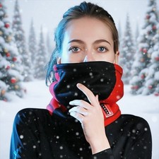 Winter Fleece Warmer Windproof Face Mask Scarf Neck Gaiter Bandana For Men Women