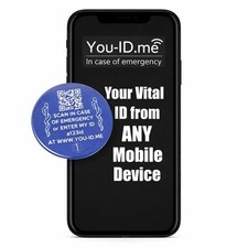 Medical Alert QR Code Badges Emergency ID Pin Dementia Diabetes Epilepsy Autism