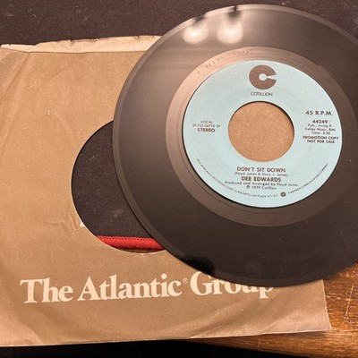 ORIGINAL SOUL 45 - Dee Edwards - Don't Sit Down COTILLION DJ EX