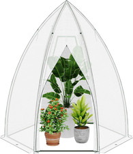 Serra Da Giardino Φ160 X 180 Cm, Serra Da Balcone Invernale Con Porta, Serra per