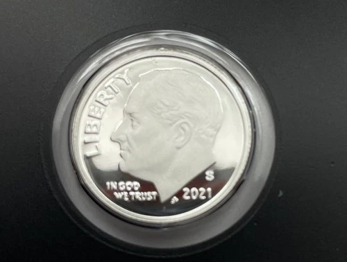 2021 S Silver Proof Roosevelt Dime 99% Silver