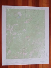Mount Big Chief Colorado 1978 Original Vintage Usgs Topo Map