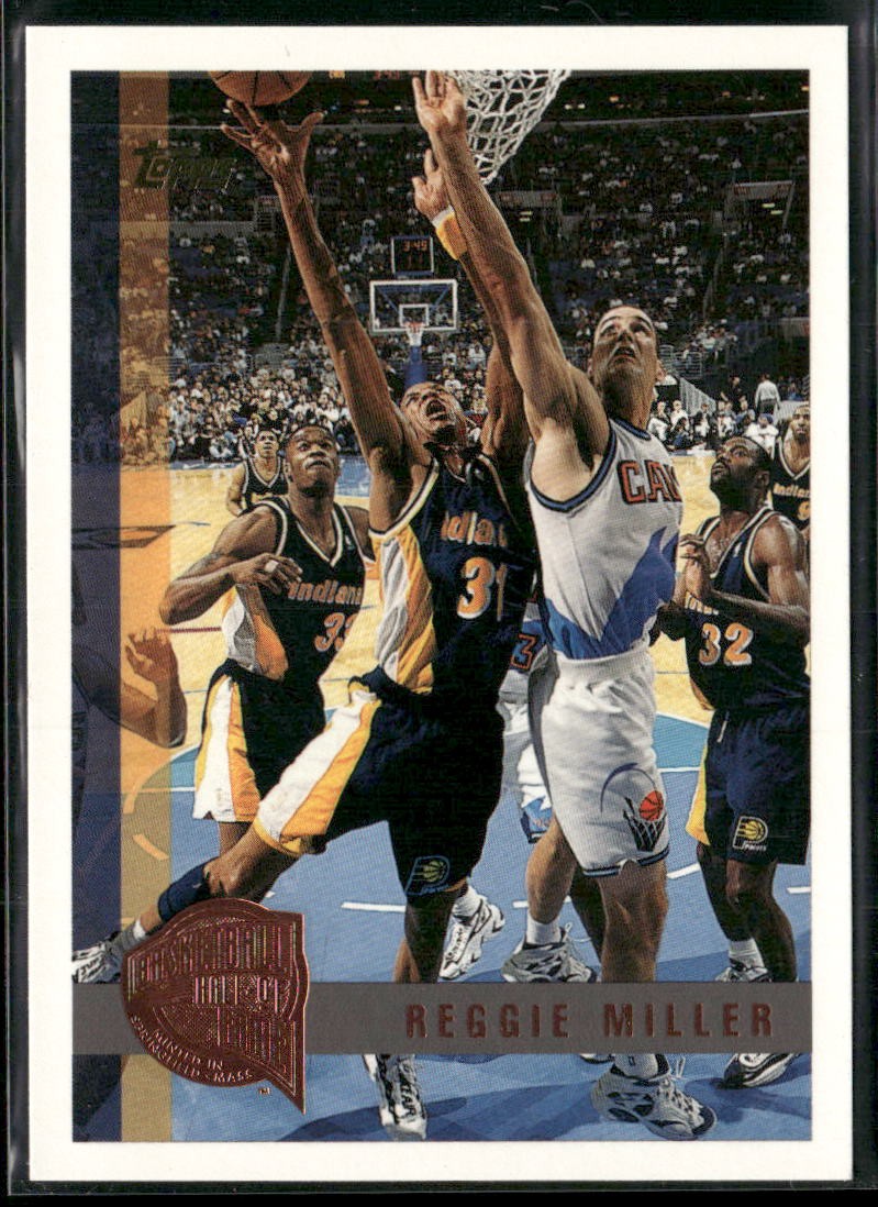 1997-98 Topps #24 Reggie Miller Minted in Springfield Indiana Pacers HOF NM-MT