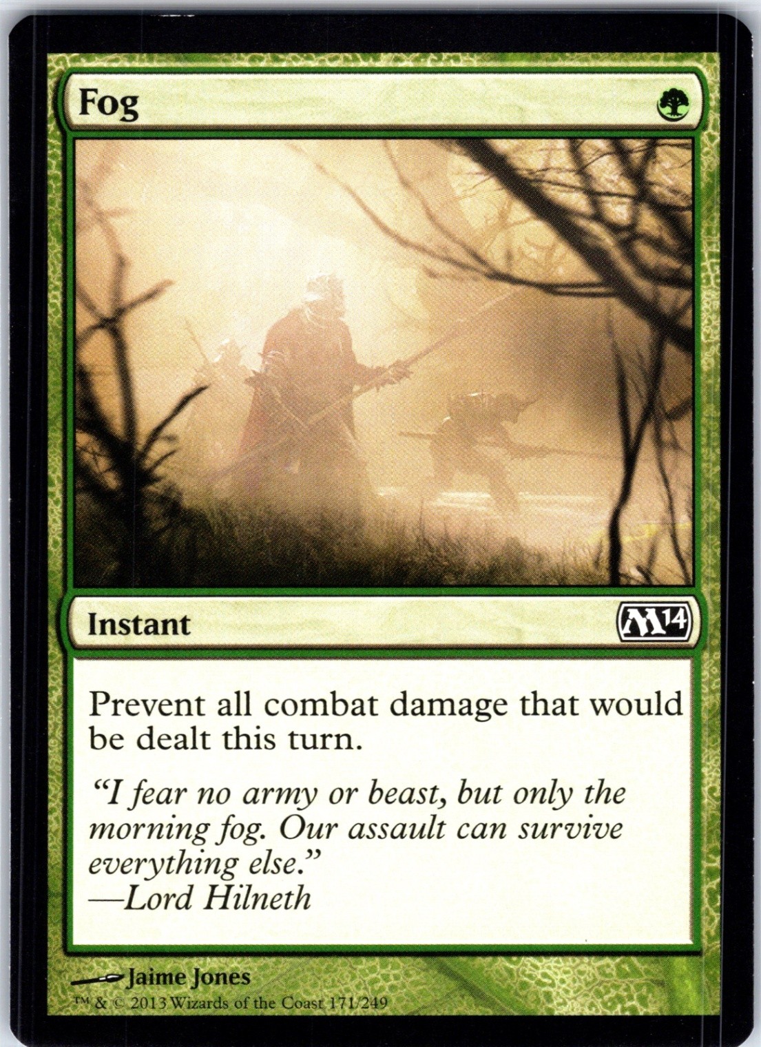 Fog 171 C Magic 2014 (M14) Magic the Gathering MTG LP