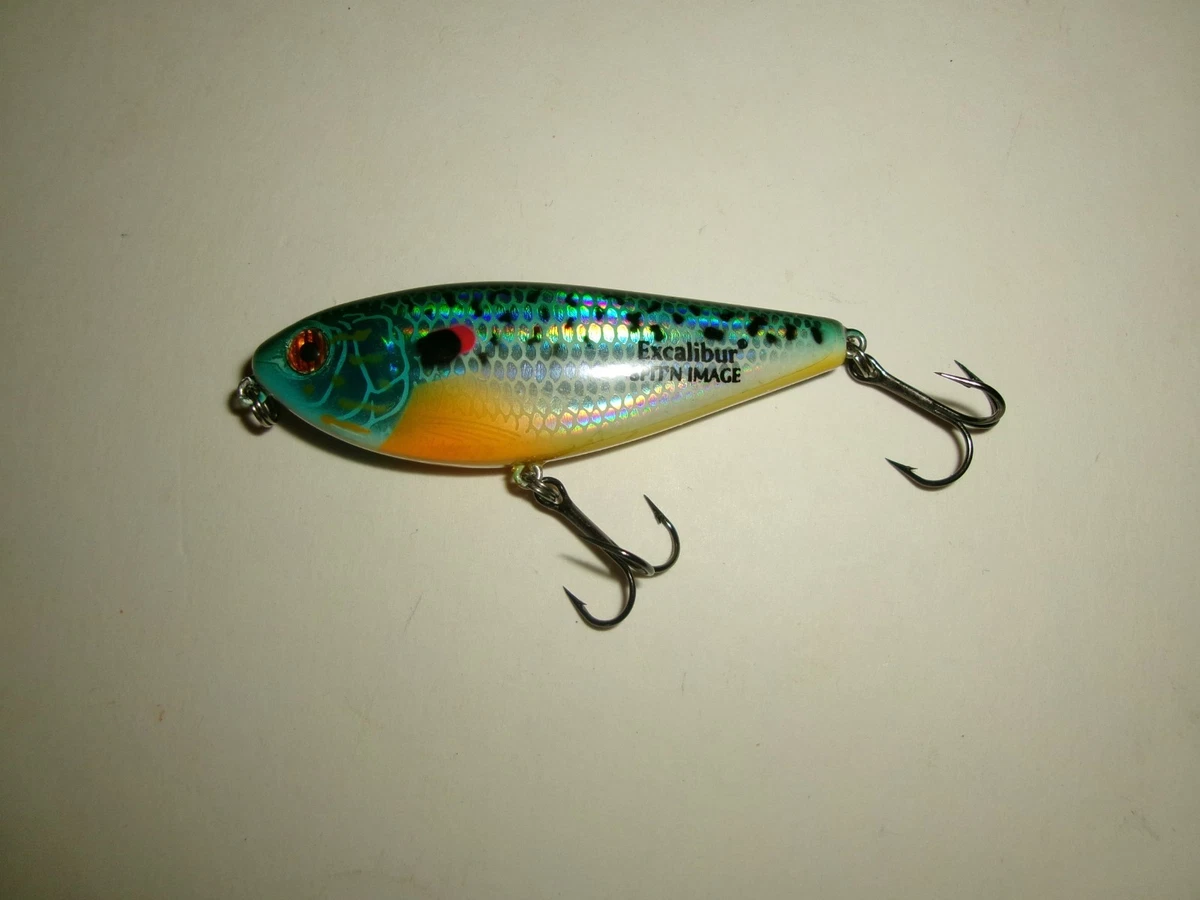 Vintage Excalibur Spit'n Image Bill Dance Top Water Fishing Lure