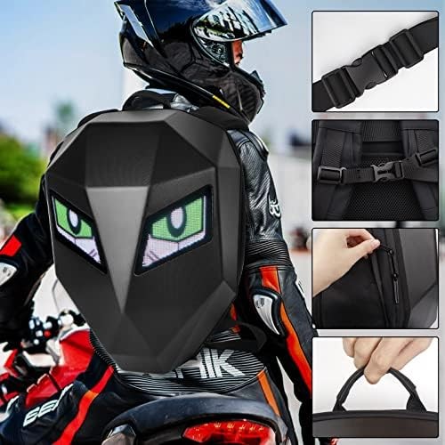 LED Motorcycle Backpack, LED Backpack, Programmab… - image 5
