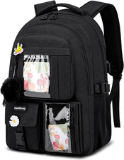 School Backpacks for Teen Girls Bookbag for Middle School College Students, Cute