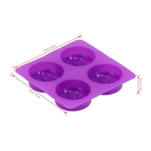 Hand‑Made Mold 4‑Grid Round Mold For Home For Kitchen - Picture 4 of 22