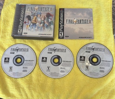 Final Fantasy IX 9 (Sony Playstation 1)   BLACK LABEL  CIB w/ Manual + Registrat