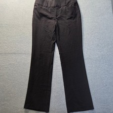 Nine West Career Dress Pants Womens Size 6 Black Stretch Bootcut Style