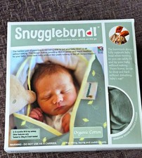 Snugglebundl Baby Bumble Baby Carrier Wrap 100% Organic Cotton Green