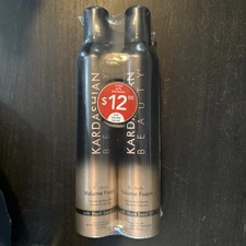 Kardashian Beauty K Body Volume Foam Mousse with Black Seed Oil 10oz 2 PACK!