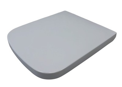 WC-Sitz mit Absenkautomatik und Schnellverschluss Quadratisch Weiß 40L x 36B cm