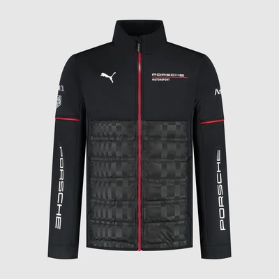 Porsche Motorsport Team 2025 Hybrid Jacke Herren - Schwarz