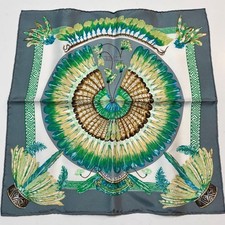 HERMES Scarf Carré 45 SILK with box shawl woman France Paris from japan