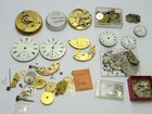 Waltham Mass Vintage Antique Pocket Watch Spare Parts Horology Movement Dial