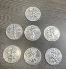 2012 Silver Eagles Lot Of 7