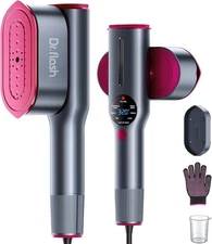 DRFLASH 2-in-1 Steamer & Iron for Clothes 15s Fast Heat-up 1200W Portable