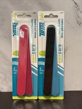 Trim Nail Files/Salon Boards 2 Packs 4 Total Files