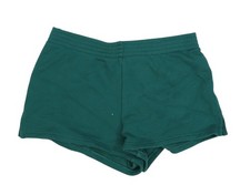 TNA Sweatfleece Shorts Womens Small Green Cozy Fleece Lounge Pull On Casual