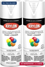 Krylon K05545007 COLORmaxx Spray Paint and Primer for Indoor/Outdoor Use, Gloss