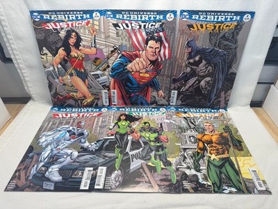 DC Justice League Rebirth #2-7 Connecting Cvrs *FREE Shipping* (see description)