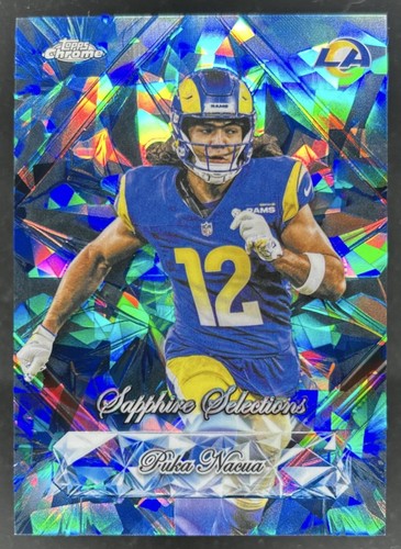 2025 Topps Chrome Sapphire Puka Nacua Selections #SS-10 Rams