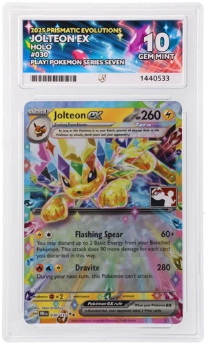 Jolteon ex 030/131 Prismatic Evolutions Play Pokemon Series 7 ACE 10