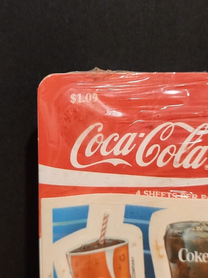 Vintage Coca-Cola Stickers Ambassador Hallmark 1985. Brand New/never Opened - Image 3 of 4